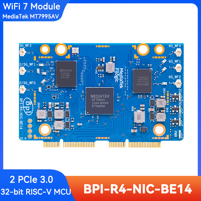 Bananapi Bpi R4 Wifi 7 - Banana Pi BPI-R4-NIC-BE14 WiFi 7 Module