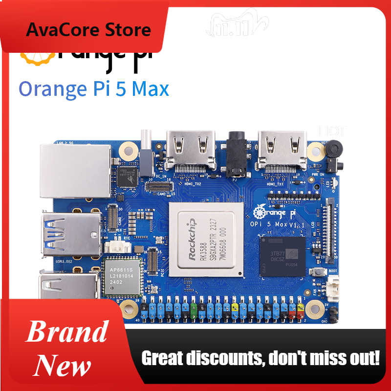 Orange Pi 5 Max Rk3588 - AvaCoreOrangePi 5 Max 16GB with 5V5A