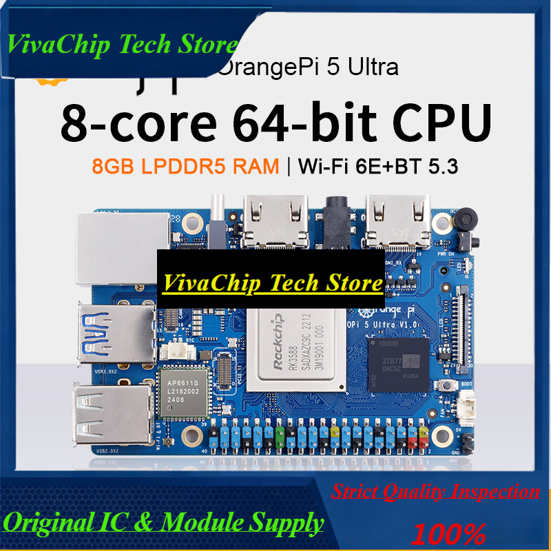 VivacpOrange Pi 5 Ultra 8GB Ra - Rk3588 Mini Pc Board review and price