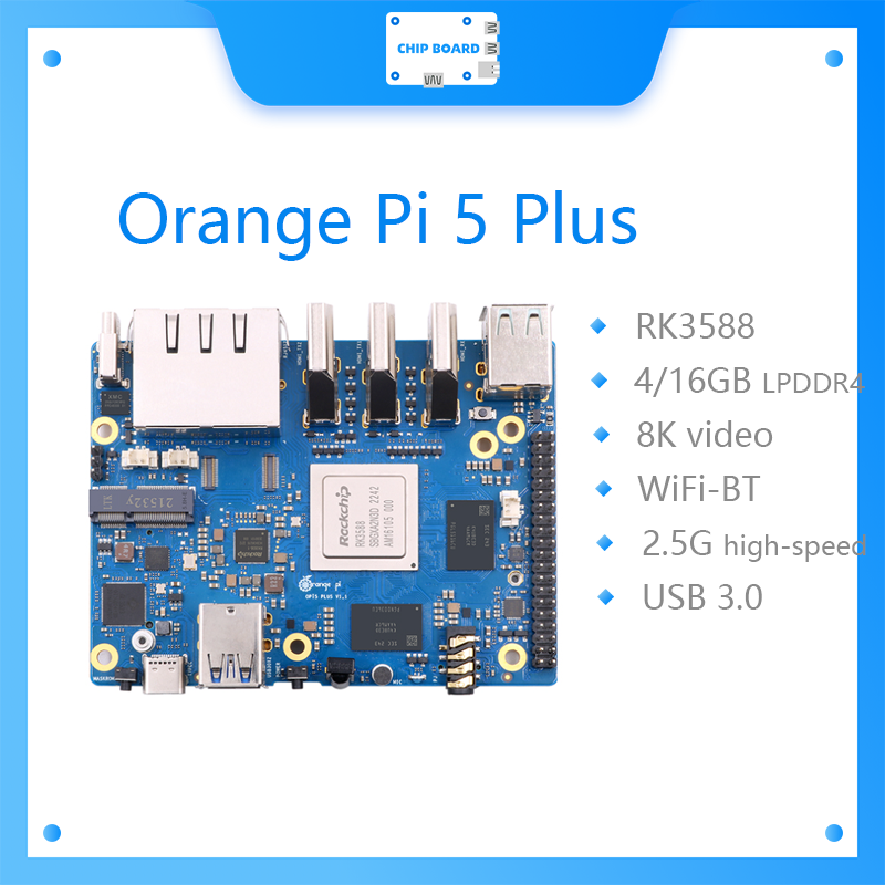 Orange Pi 5 Plus  Single Board - Orange Pi 5 Plus 32Gb review and price