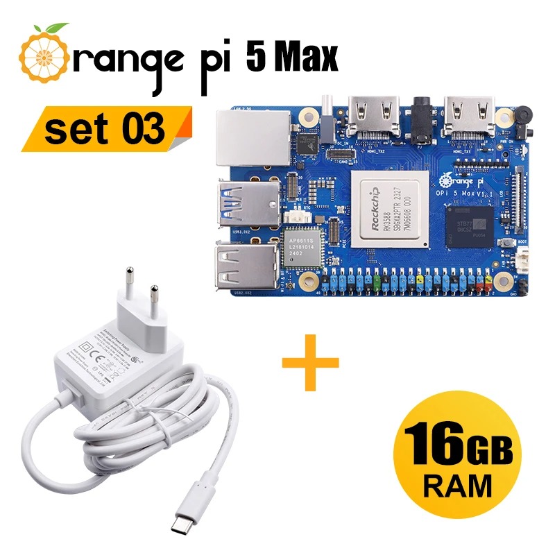 RoRuSOrangePi 5 Max 16GB with  - Orange Pi 5 Max Rk3588 review and price
