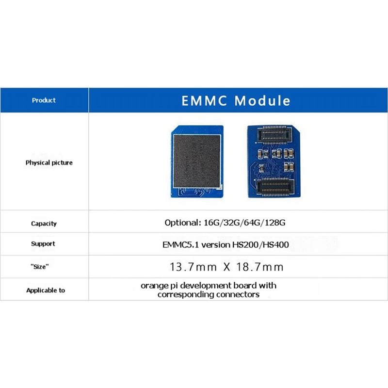 B04B-32GB EMMC Module For Oran - Orange Pi 5 Plus 32Gb review and price