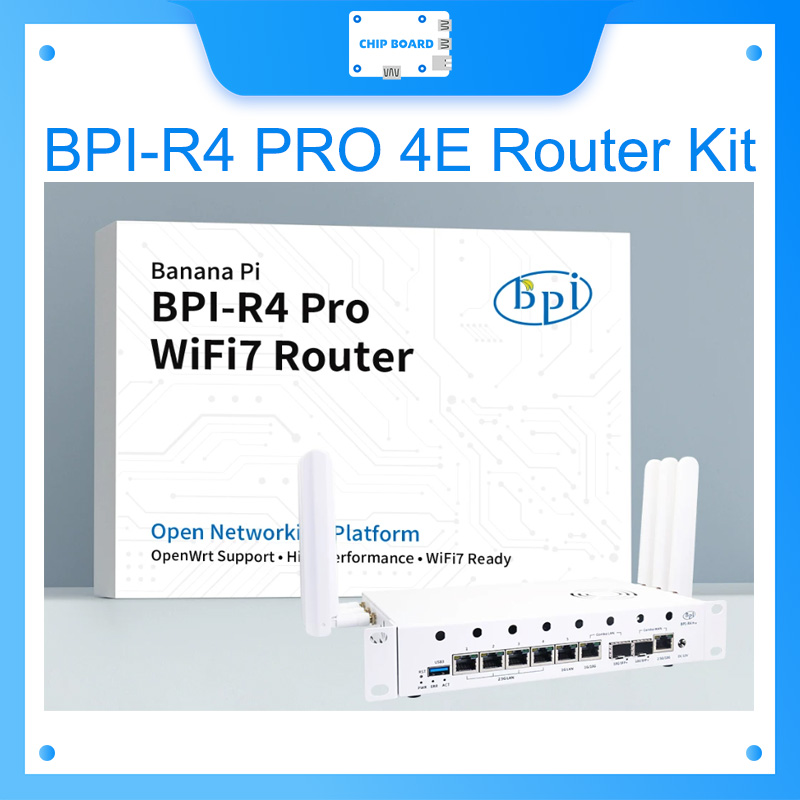 Banana Pi BPI-R4 PRO 4E Router - Bananapi Bpi R4 Wifi 7 review and price