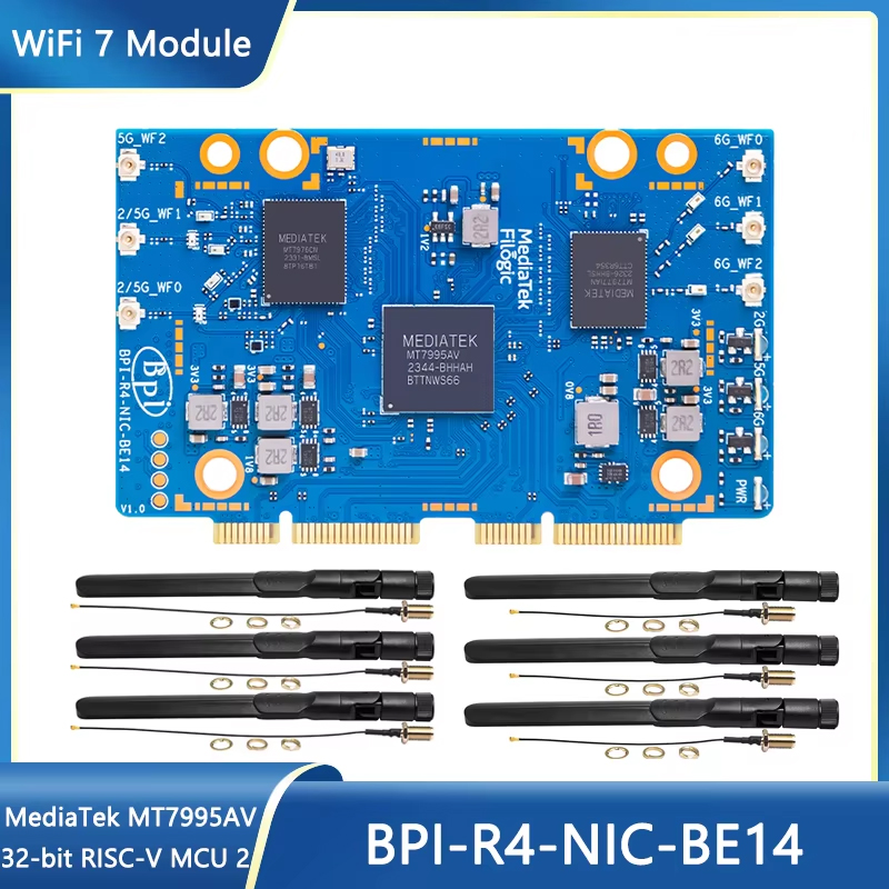 Banana Pi BPI-R4-NIC-BE14 WiFi - Bananapi Bpi R4 Wifi 7 review and price