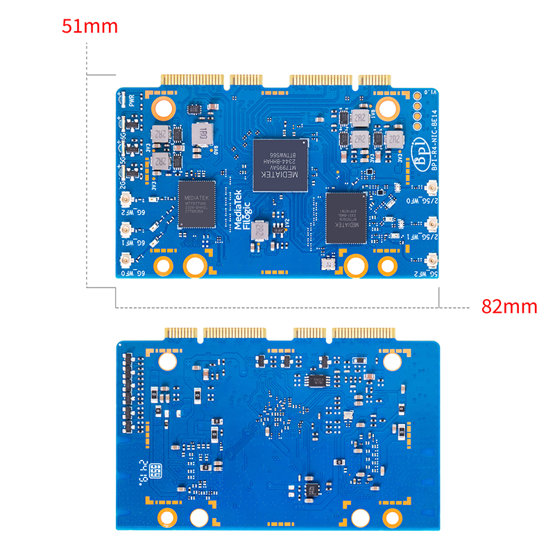 Banana Pi BPI-R4-NIC-BE14 WiFi - Bananapi Bpi R4 Wifi 7 review and price