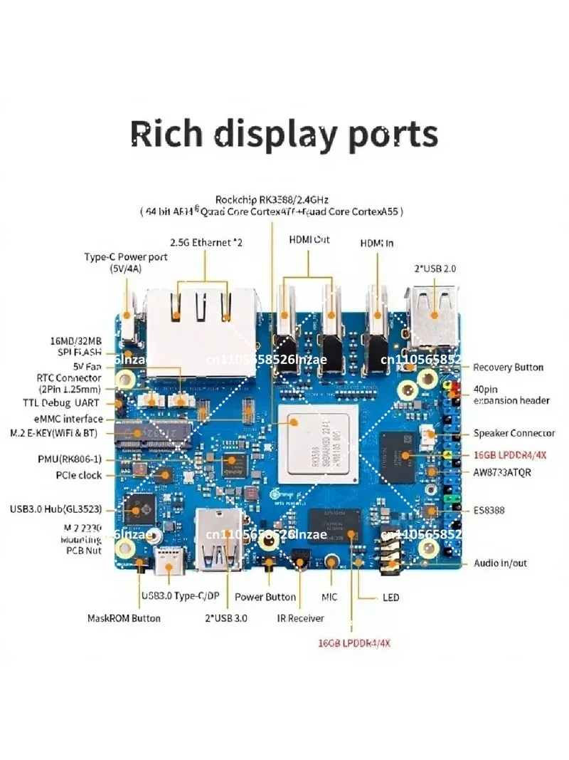 Orange Pi 5 plus Single Board  - Orange Pi 5 Plus 32Gb review and price