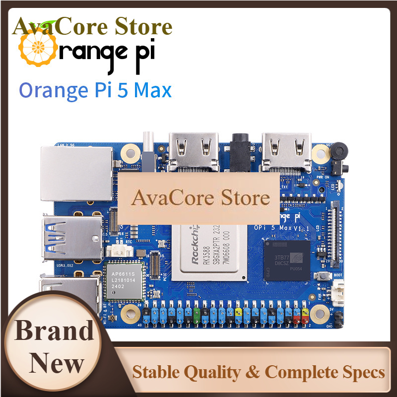 AvaCoreOrange Pi 5 Max 16GB V1 - Rk3588 Mini Pc Board review and price